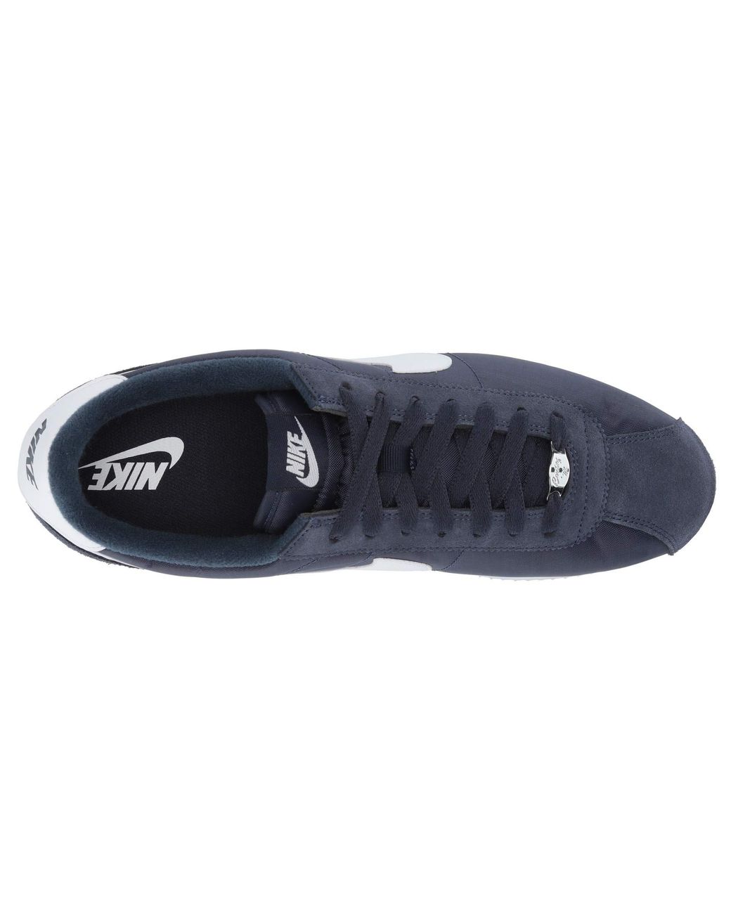 Nike Cortez Nylon (obsidian/white/metallic Silver) Men's Classic Shoes for  Men | Lyst
