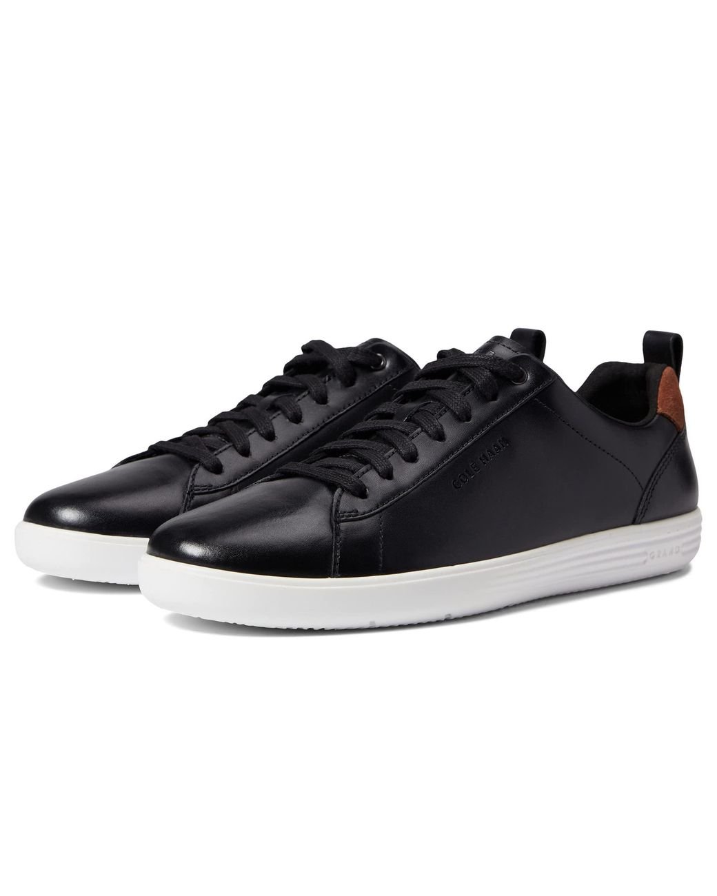 cole haan grand court leather platform sneaker