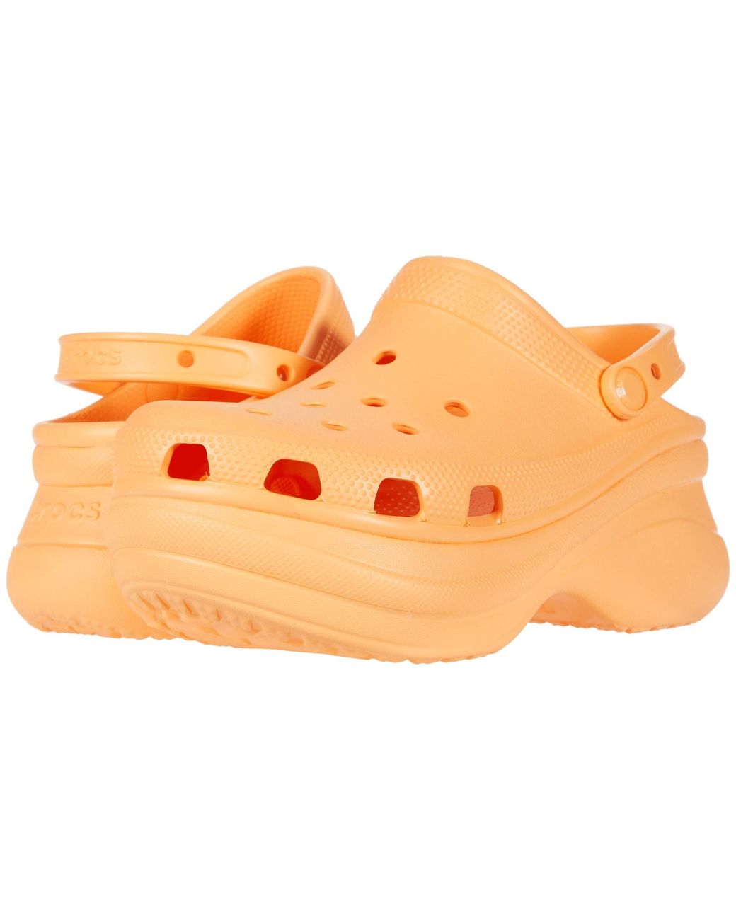crocs orange clogs