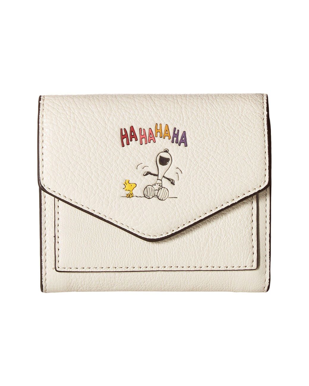 COACH Box Program Snoopy Small Wallet (qb/chalk) Wallet Handbags | Lyst