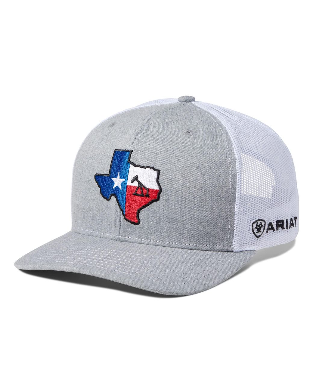 Ariat Cotton R112 Texas Oil Derrick Logo Snapback in Gray for Men | Lyst