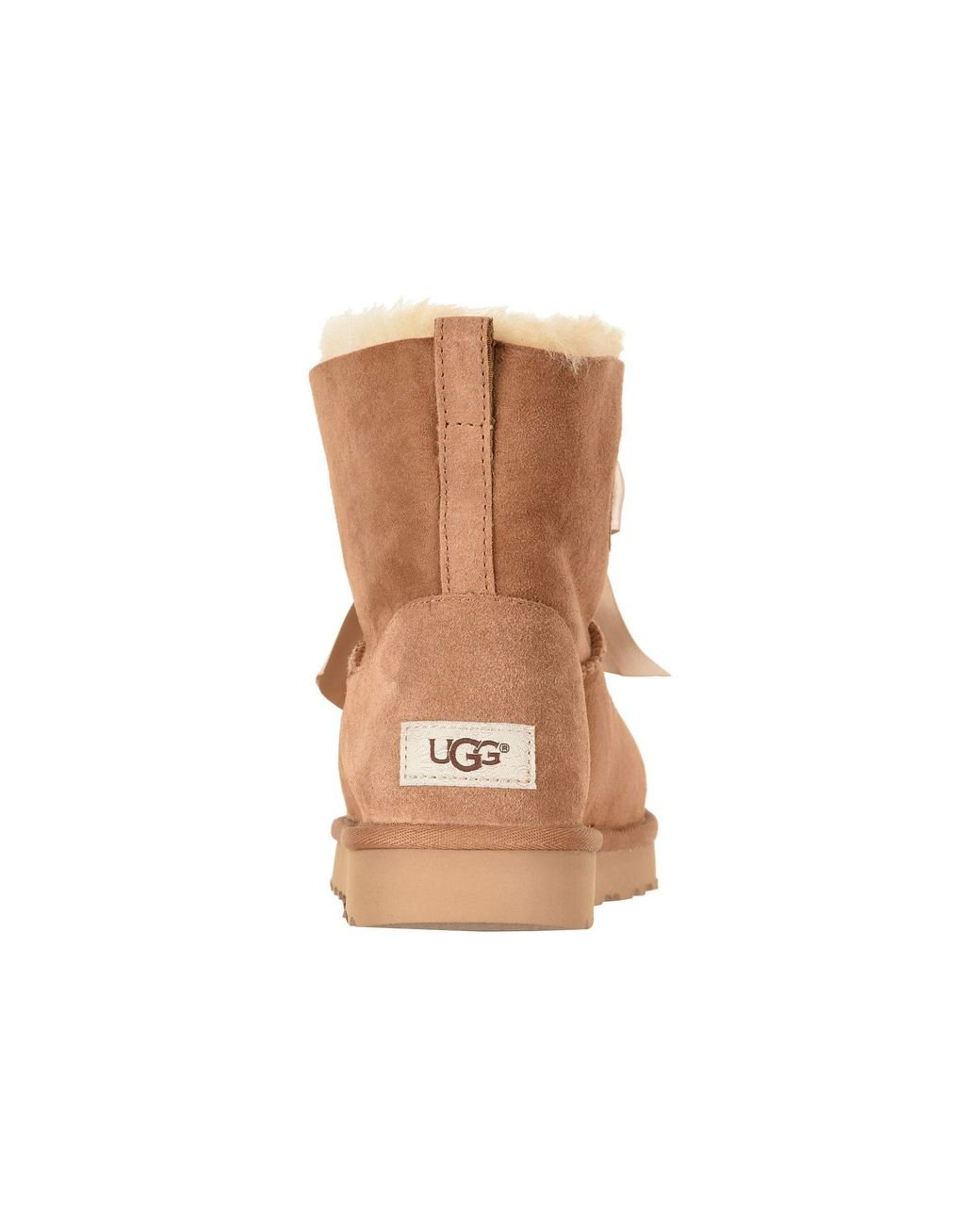 UGG Gita Bow Mini Boot (seal) Women's Pull-on Boots in Brown | Lyst