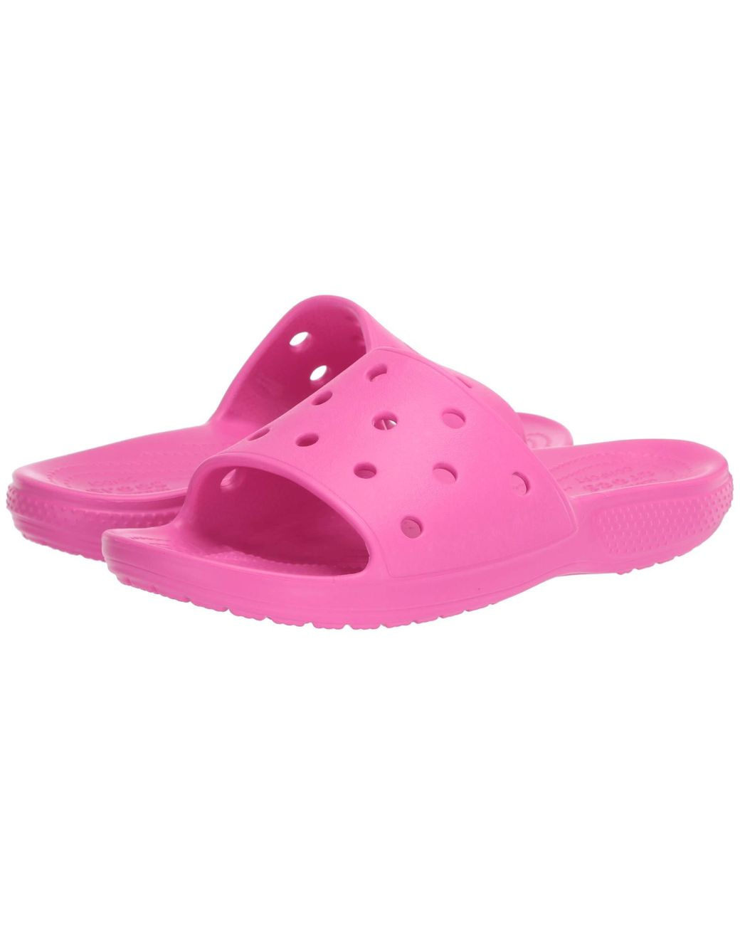 Crocs™ Classic Slide in Fuchsia (Pink) - Lyst