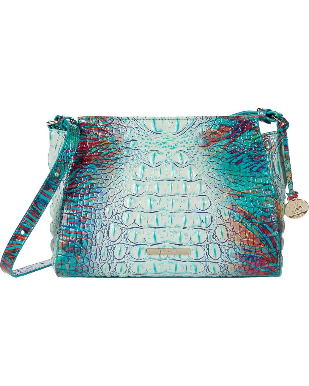 Brahmin Leather Ombre Melbourne Hillary in Blue - Lyst