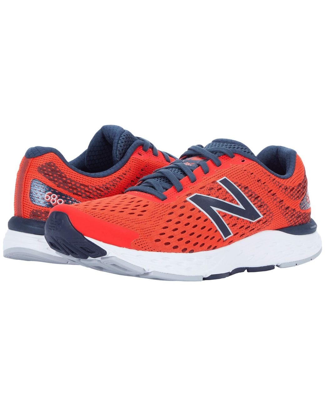 New Balance Synthetic 680v6 Running Shoes in Red (Blue) for Men - Lyst
