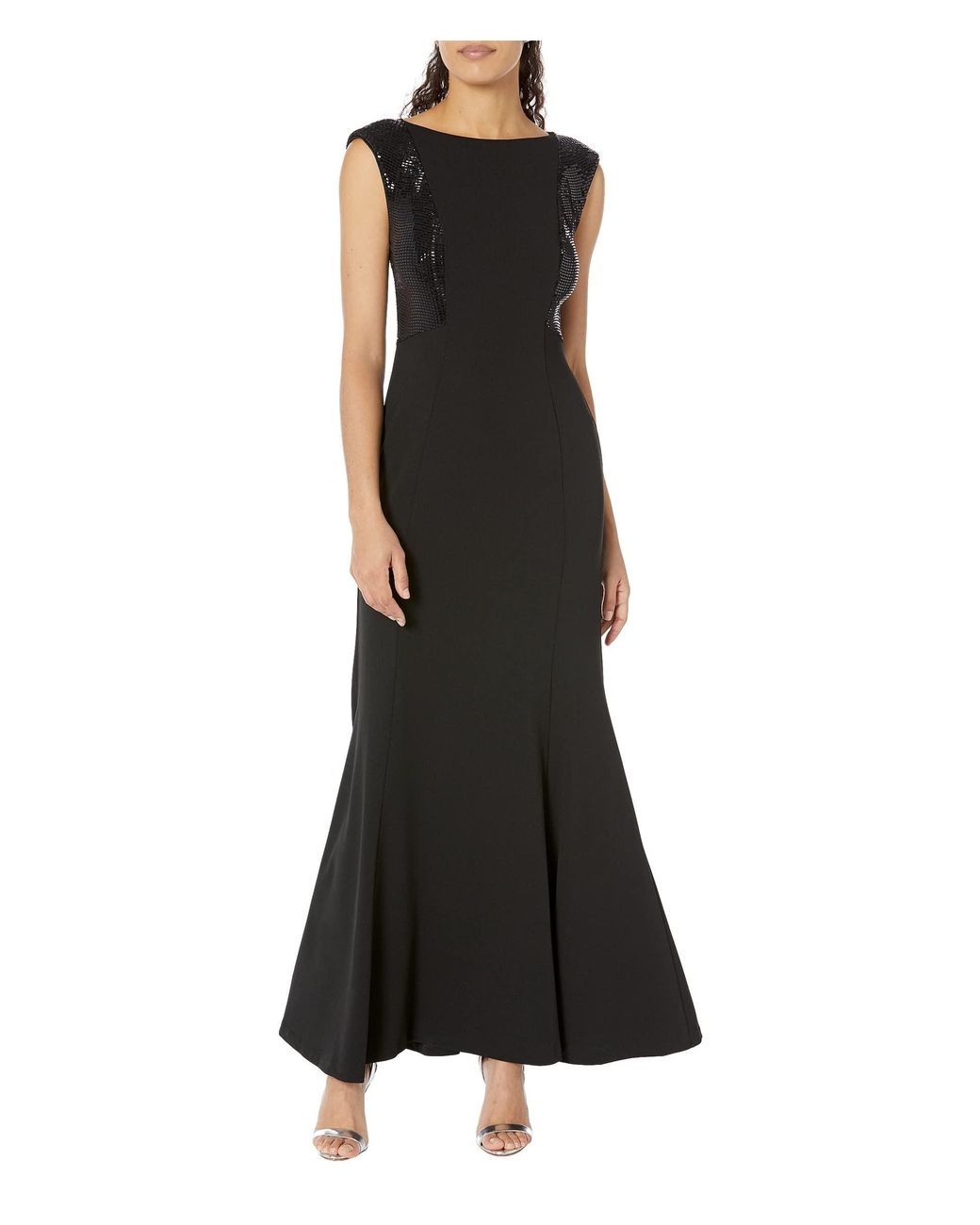 calvin klein boat neck sheath dress