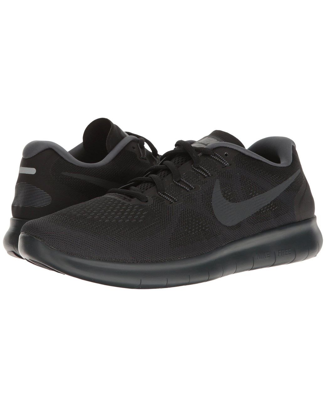 Nike Synthetic Free Rn 2017 (black/anthracite/dark Grey/cool Grey) Men's  Running Shoes for Men | Lyst
