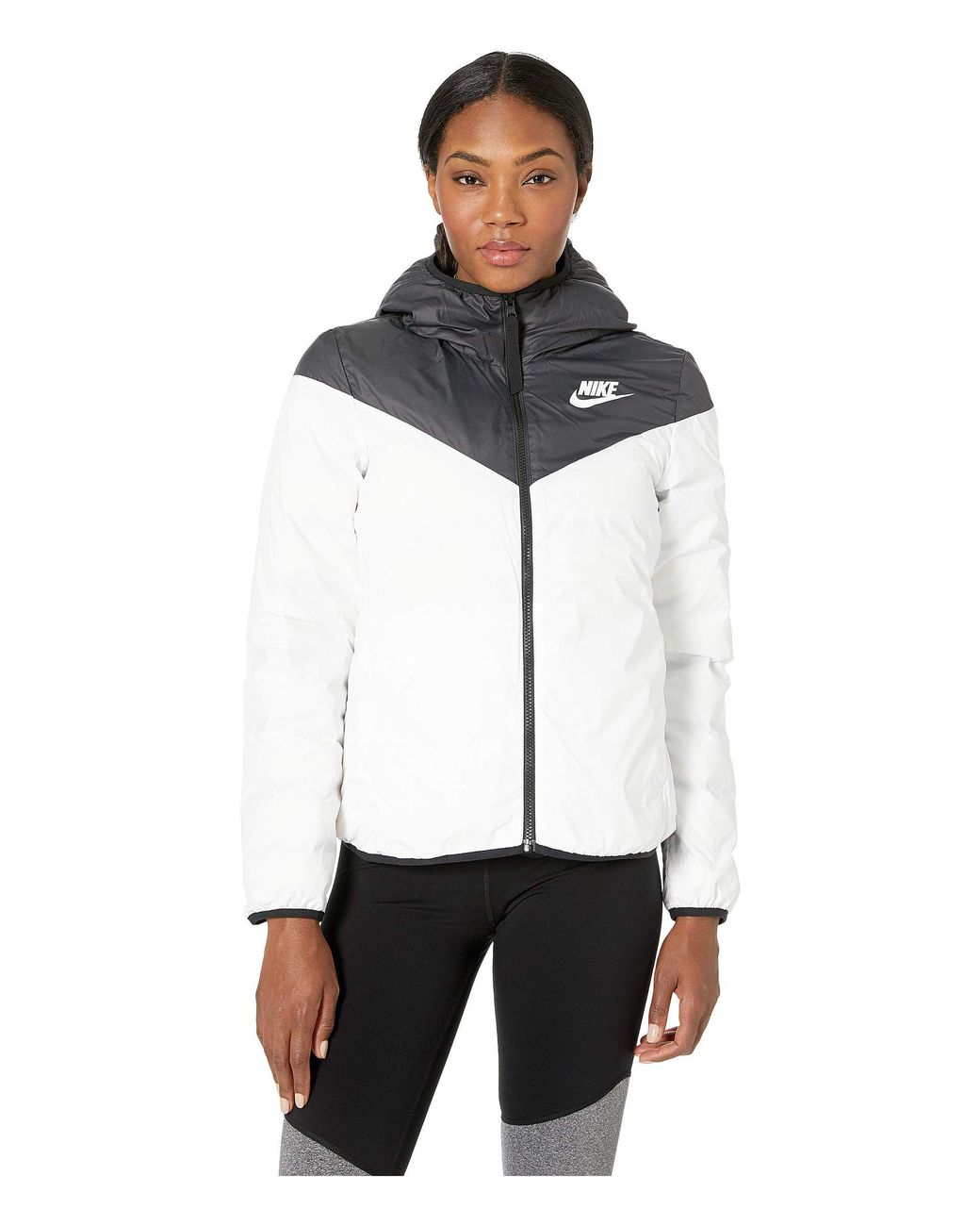 Nike Sportswear Windrunner Down Fill Jacket Reversible in Black | Lyst