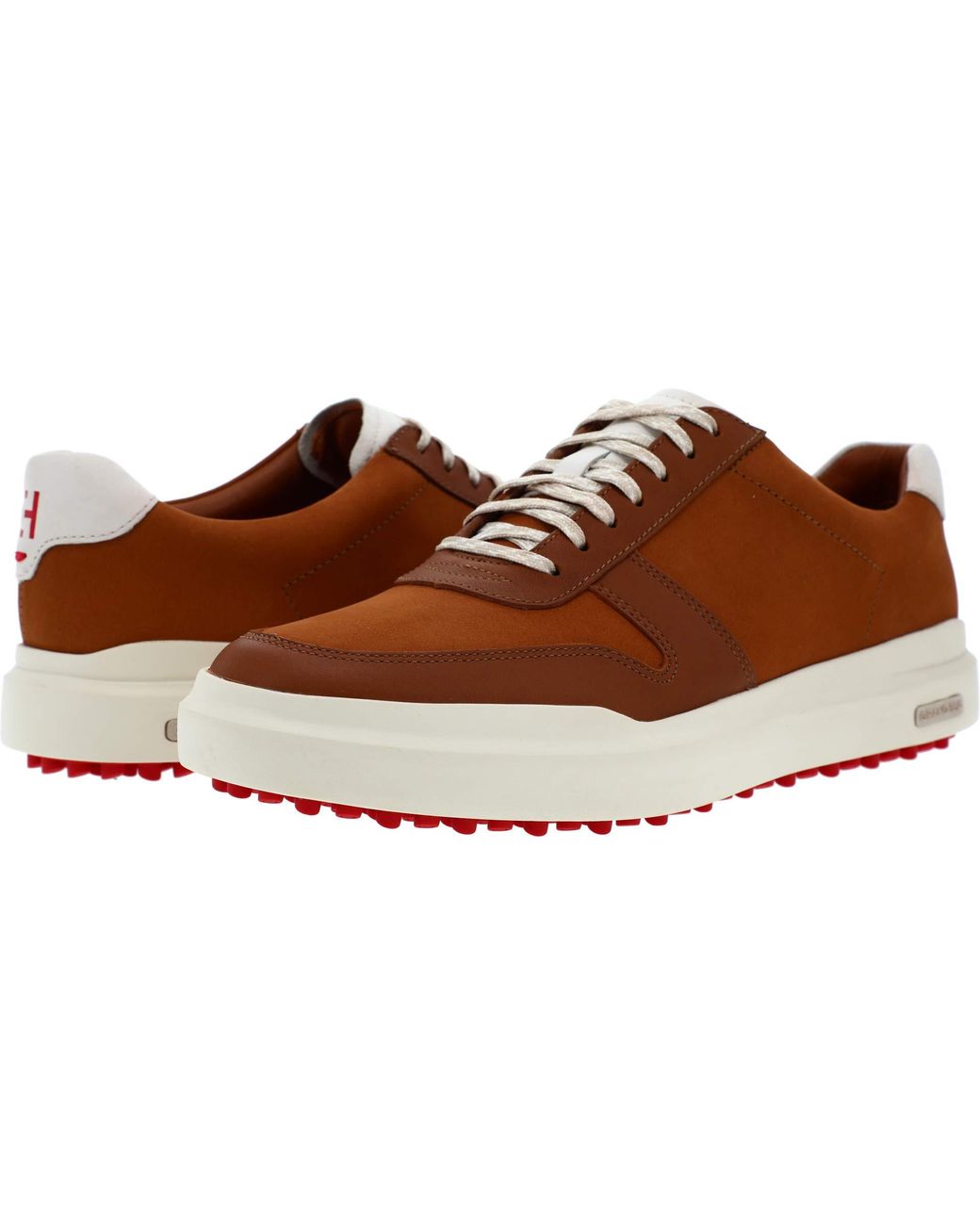 Cole Haan Leather Grandpro Rally Golf Waterproof Spikeless Golf Sneaker