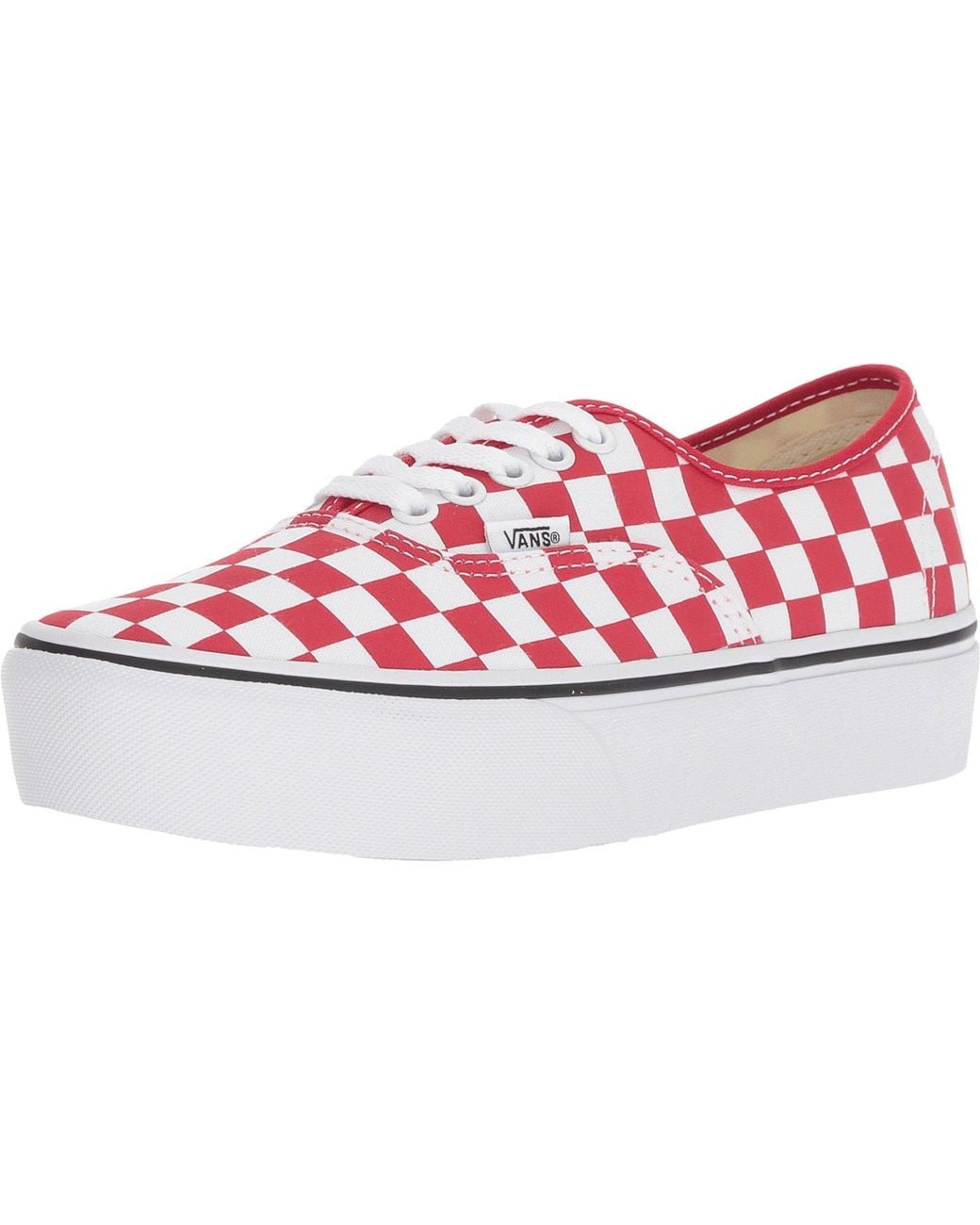 vans red platform