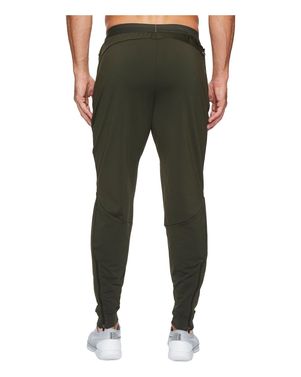 Nike Synthetic Dry Phenom Running Pant in Green for Men | Lyst