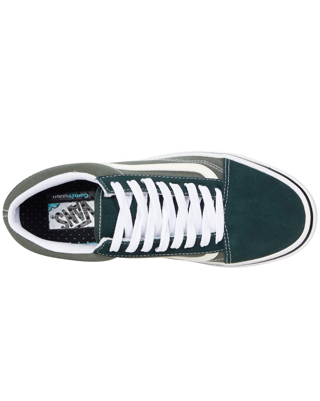 Vans Comfycush Old Skool in Green | Lyst