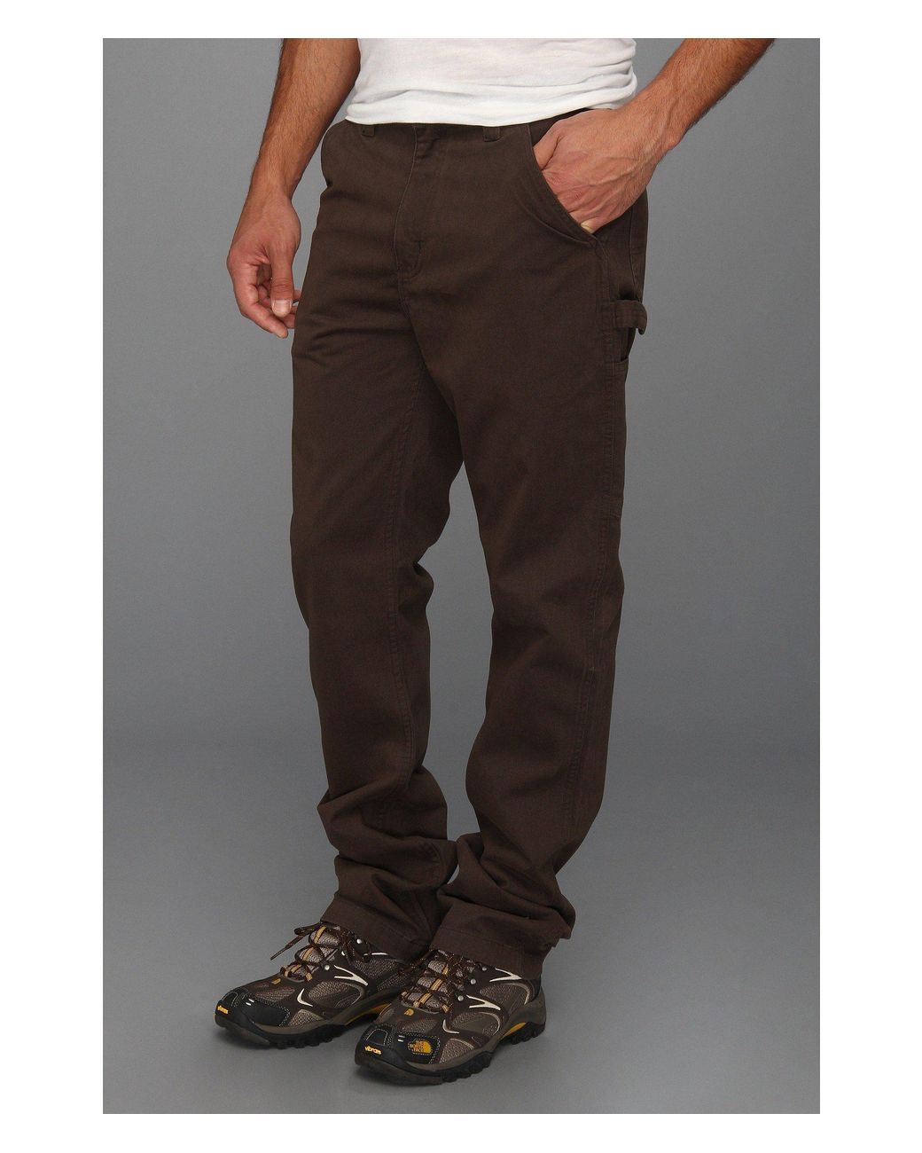 washed twill relaxed fit work pant