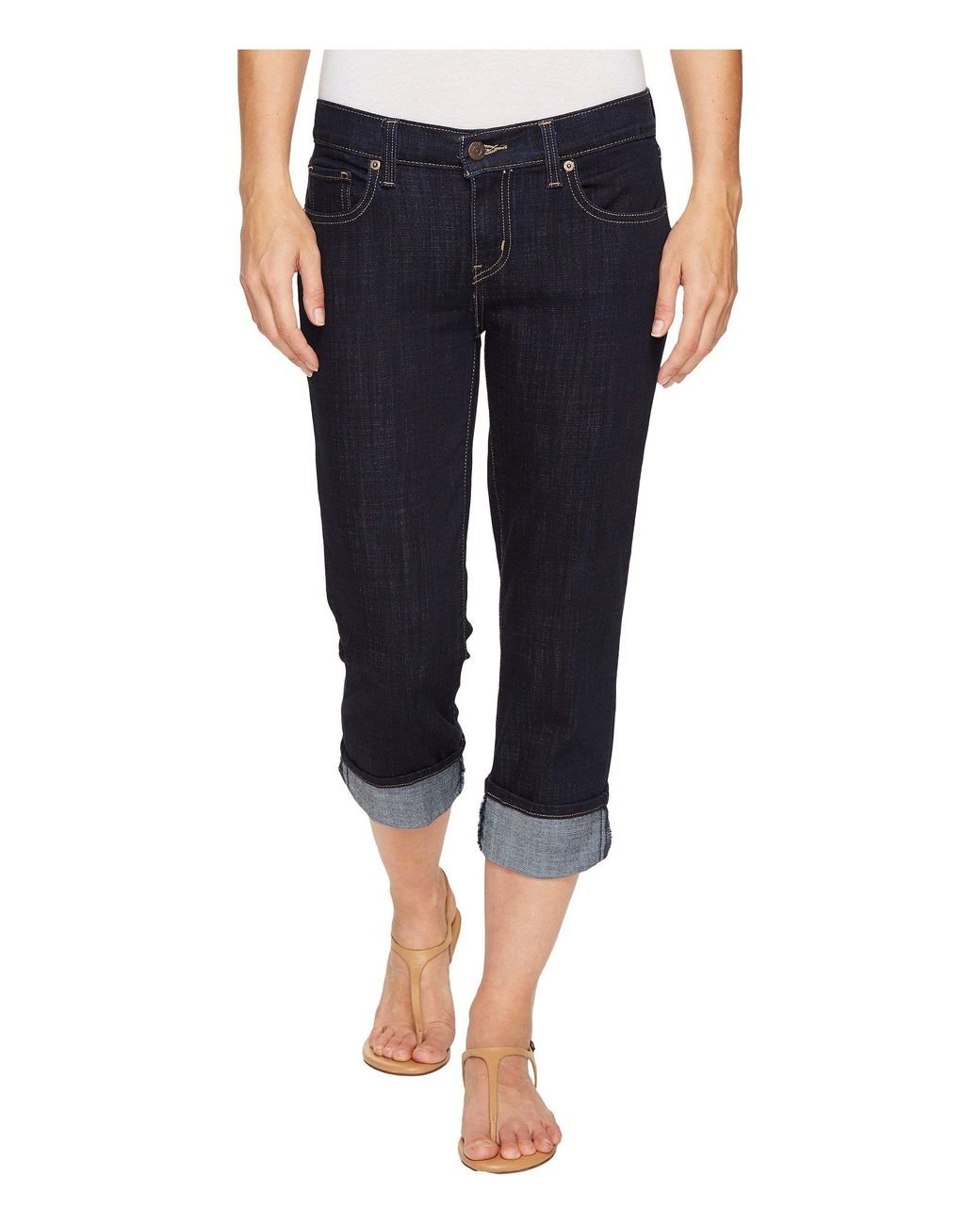 Levi's Levi's(r) Womens Classic Capris (seaside Cove) Women's Capri in Blue  | Lyst