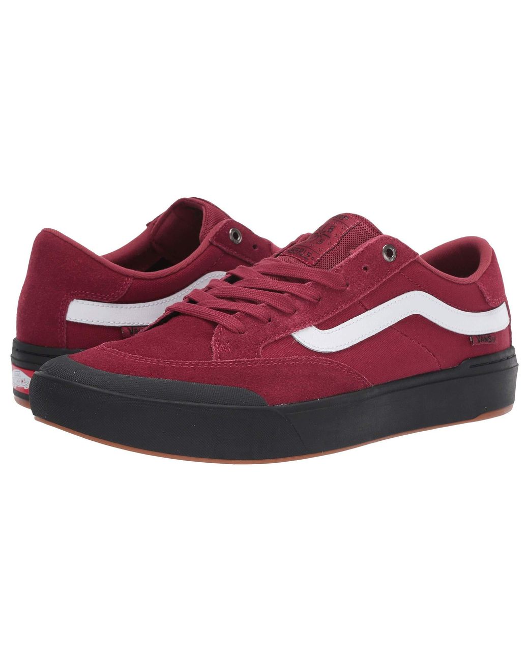 Vans Suede Berle Pro Shoes in Red for Men | Lyst