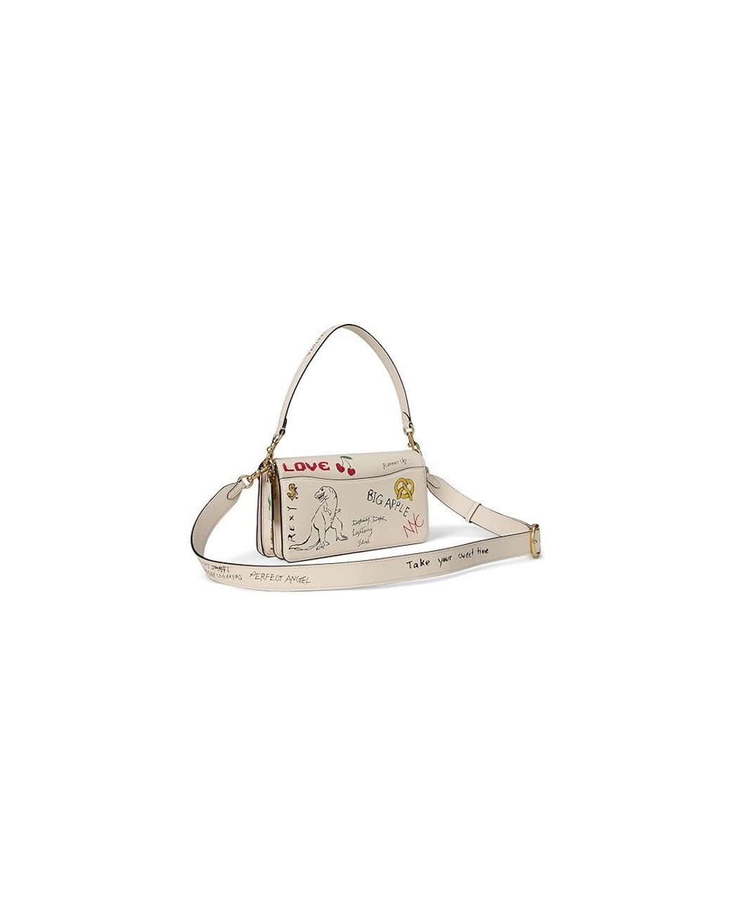 COACH Tabby Shoulder Bag 26 With Sketch Print Shoulder