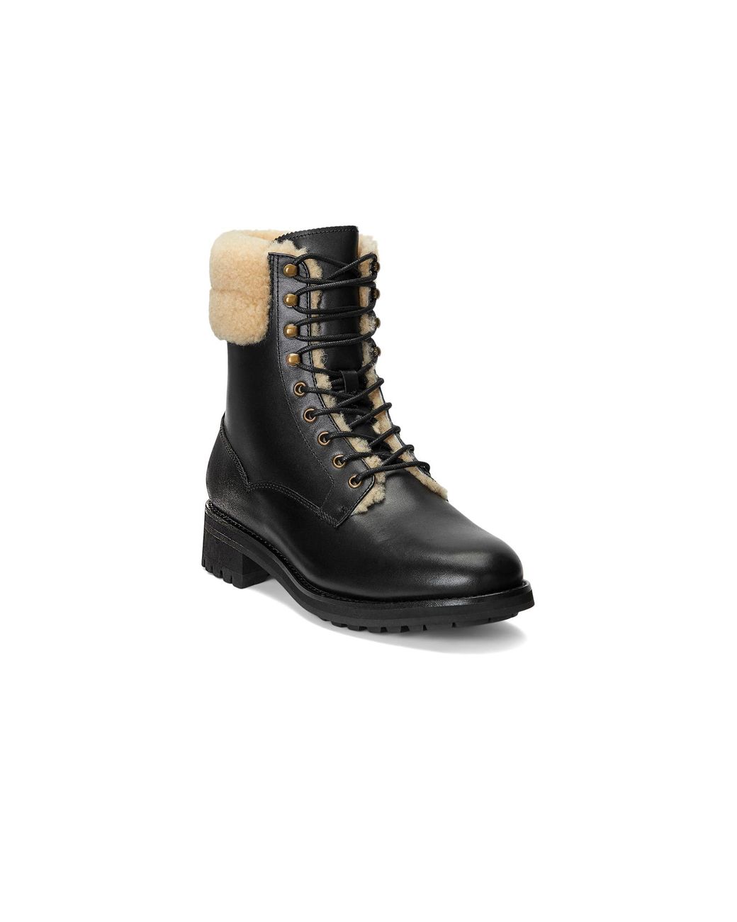 Polo Ralph Lauren Bryson Field Boot in Black for Men | Lyst