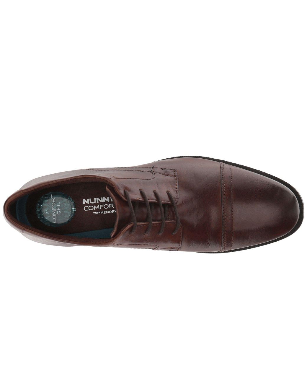 Nunn Bush Leather Dixon Cap Toe Oxford With Kore Walking Comfort