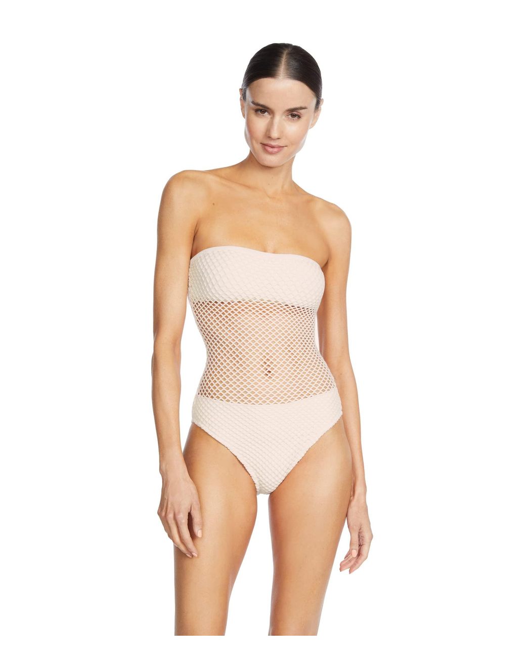 Robin Piccone Pua Bandeau One-piece in White