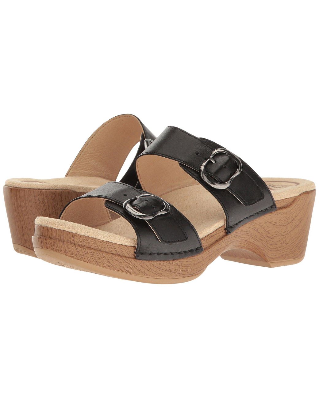 Dansko Leather Sophie in Black/Metallic (Black) - Save 30% - Lyst