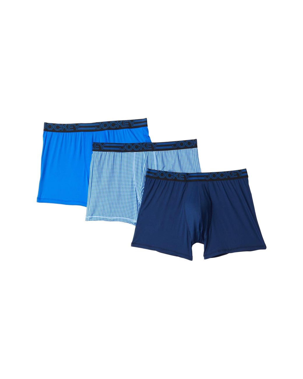 Jockey Synthetic Active Micro Boxer Brief 3pack in Blue for Men Lyst