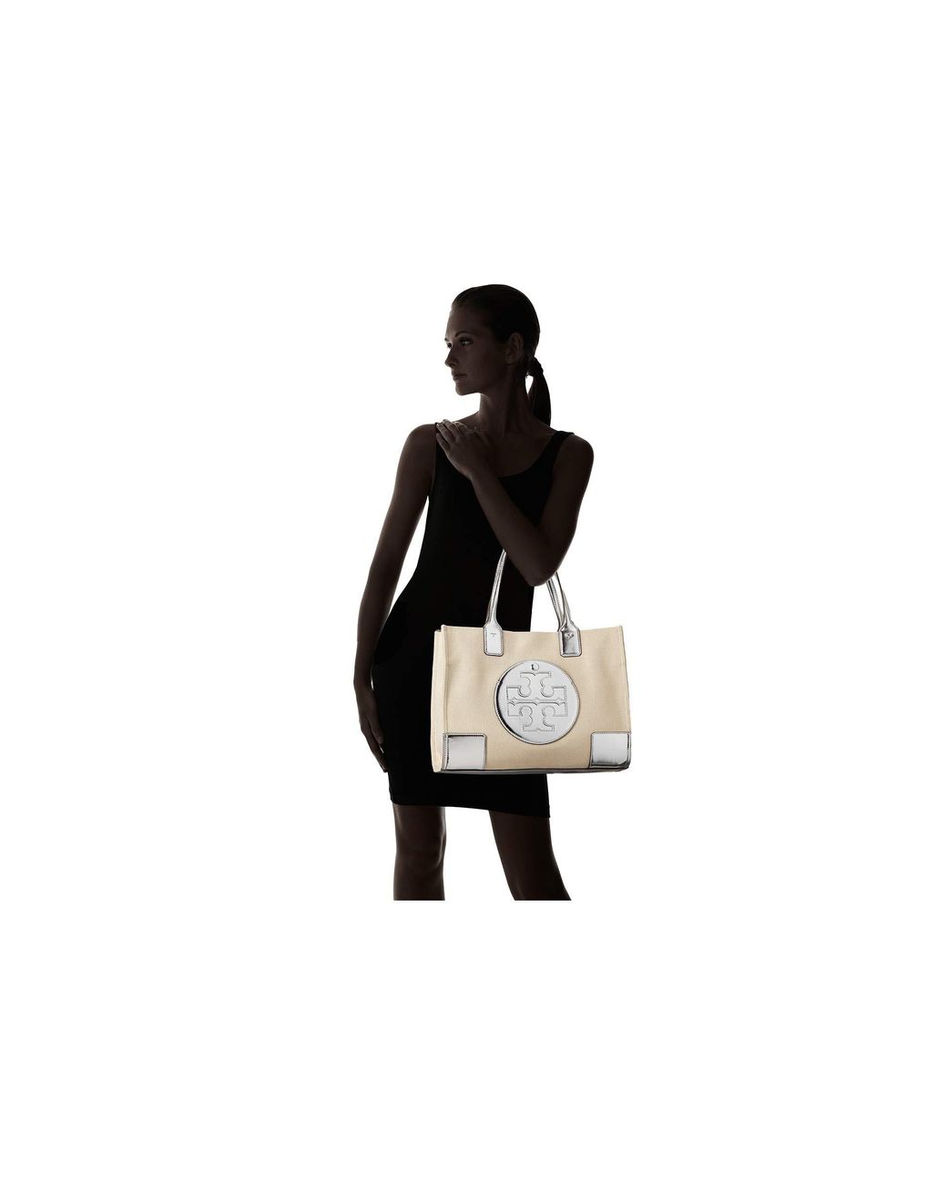 Metallic Silver Mini Bag, Silver Mini Tote Bags Online