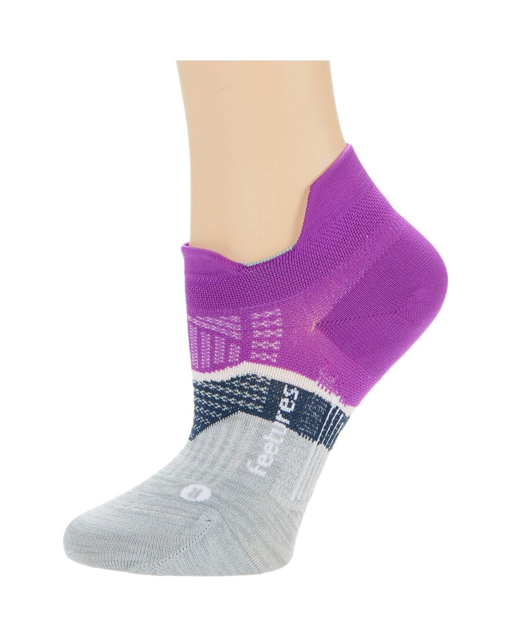 Feetures Synthetic Elite Ultra Light No Show Tab in Purple Lyst
