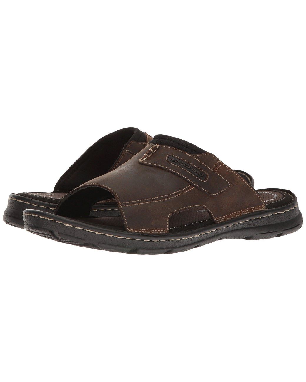 Rockport Darwyn Slide 2 Sandal in Brown 