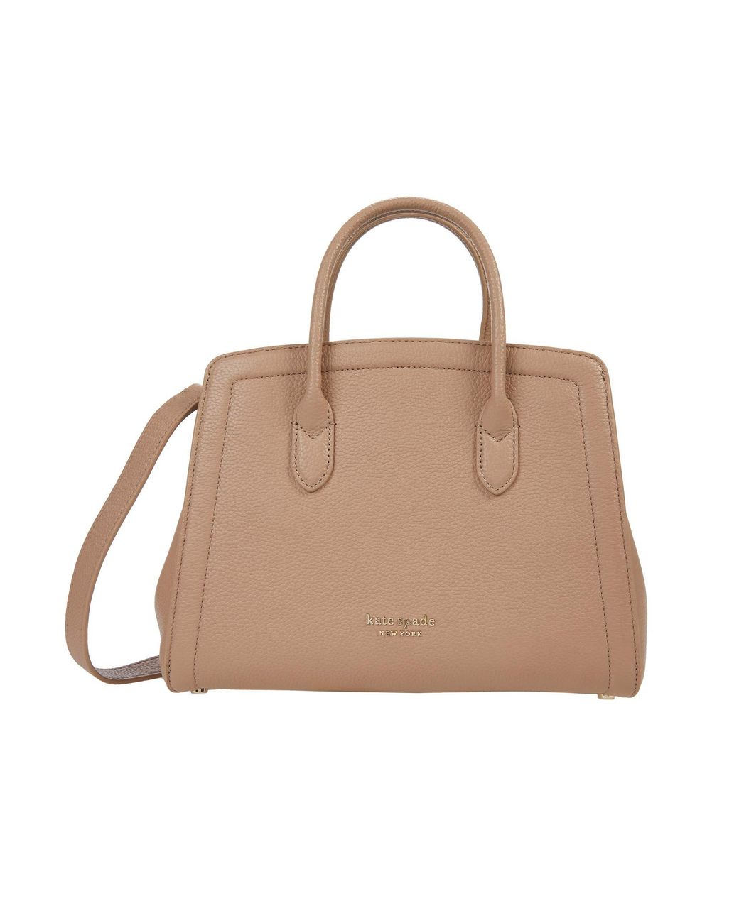 kate spade knott medium leather satchel