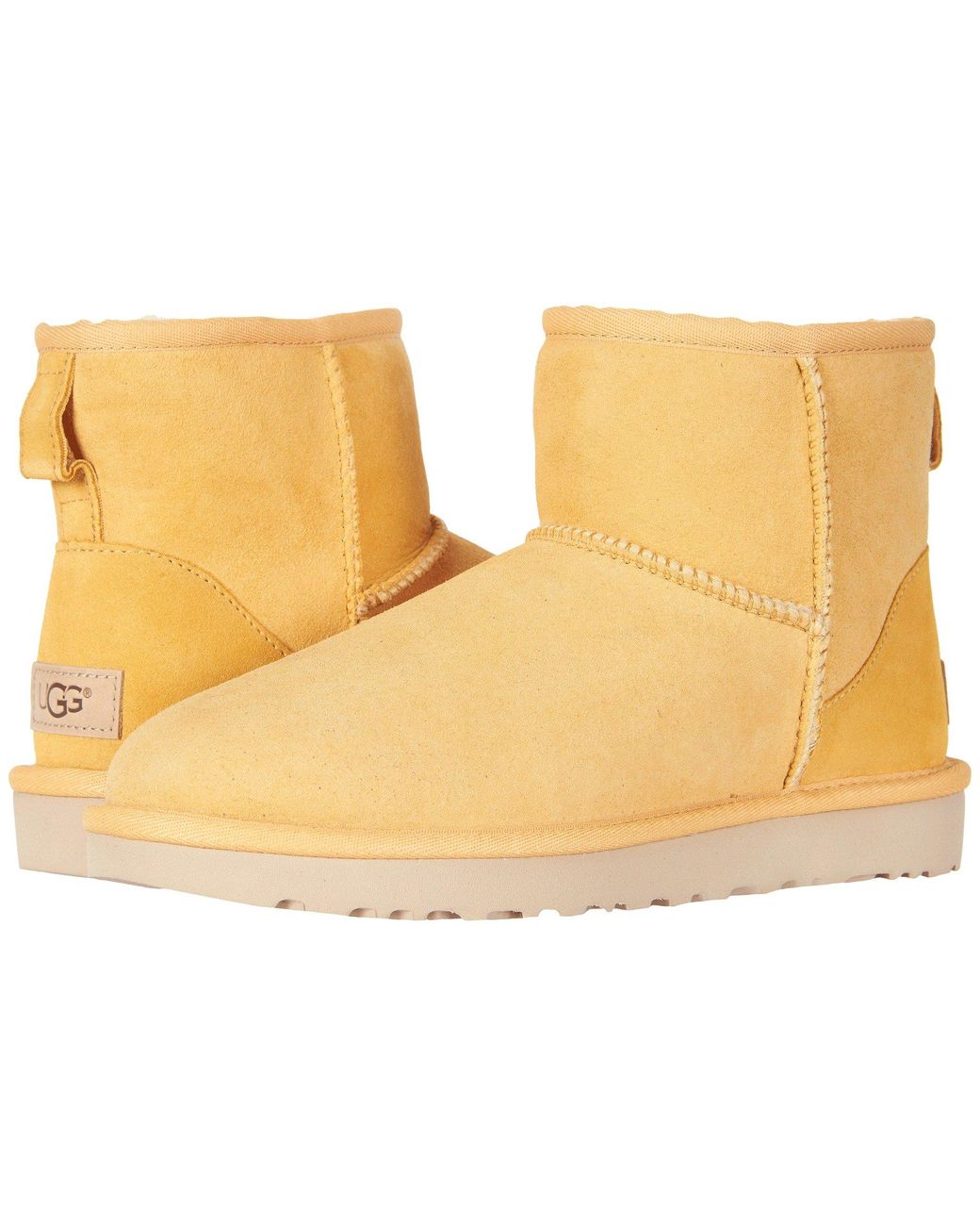 yellow and grey uggs