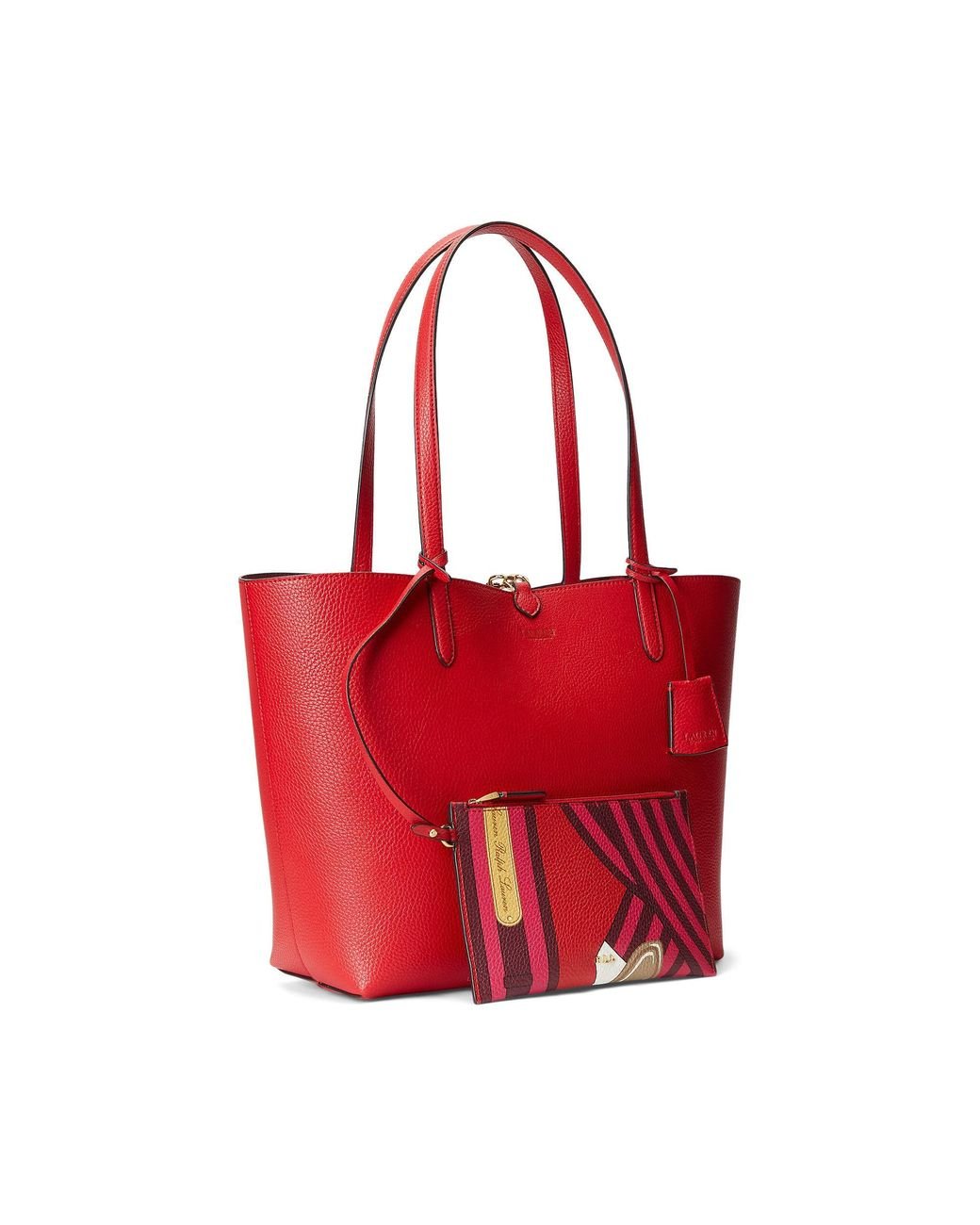 Telling Tote - Deep Red Faux Leather – Knot Impossible Creations