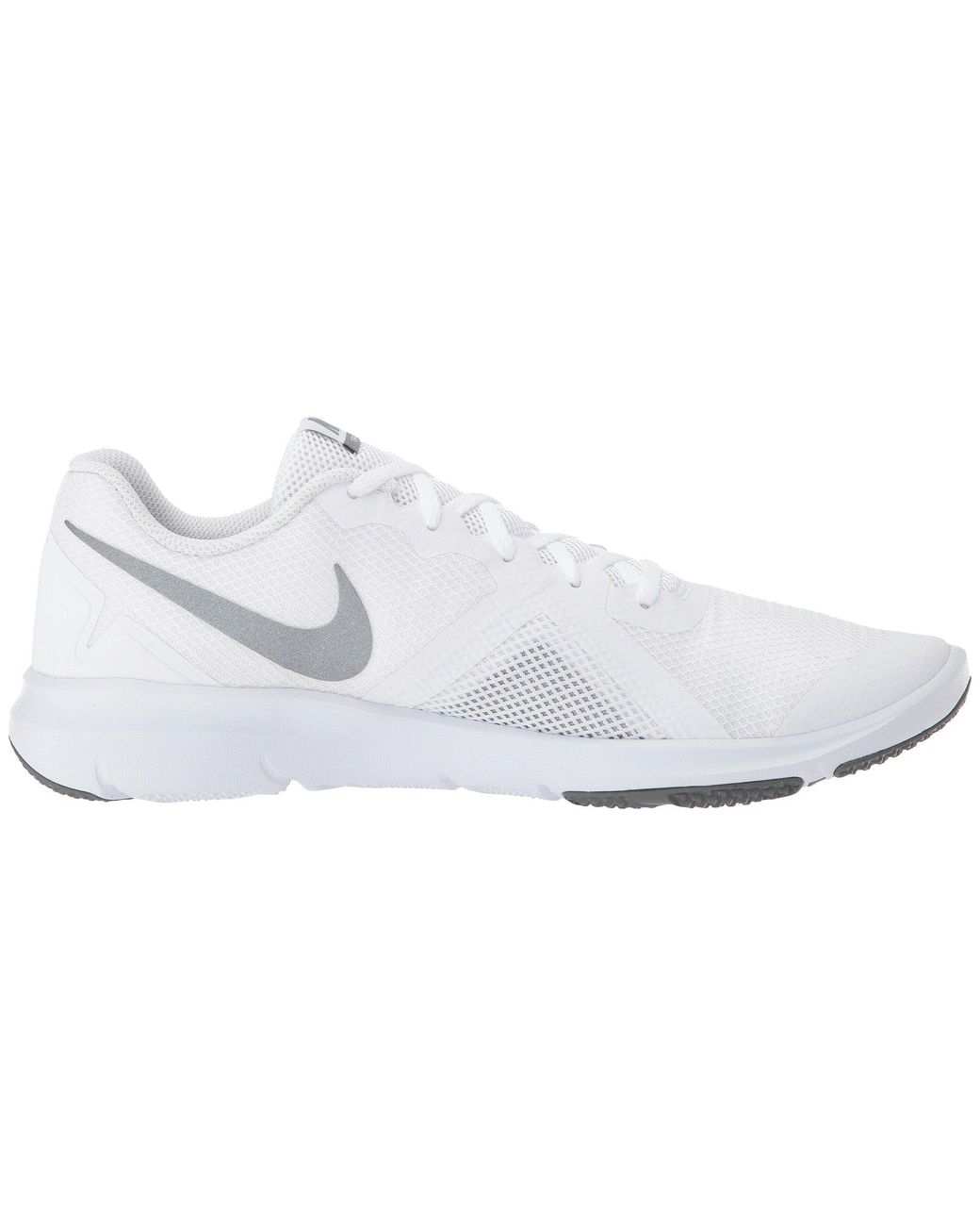 Nike Synthetic Flex Control Ii Training Shoe in White/Metallic Cool  Grey/Cool gr (White) for Men | Lyst