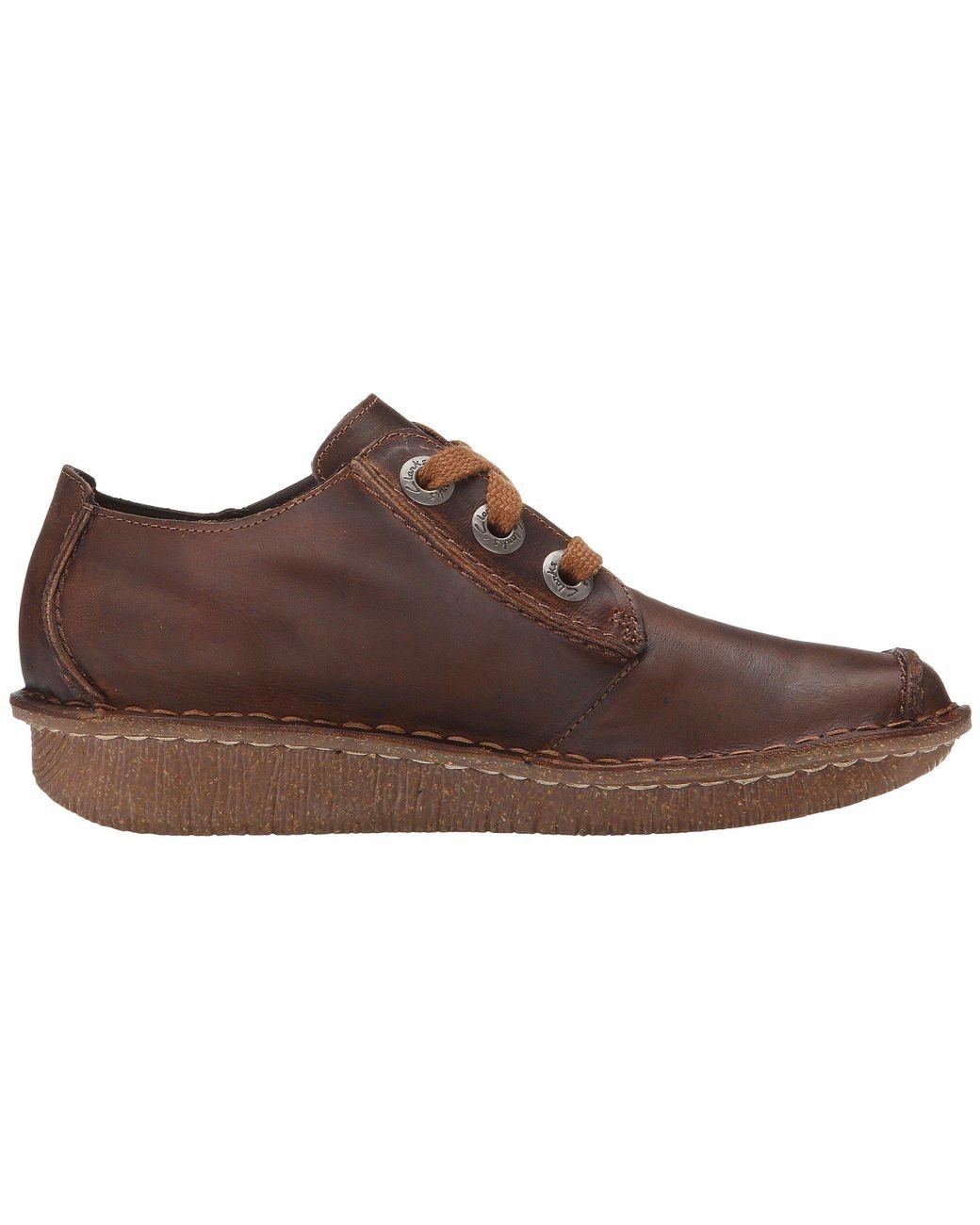 Clarks Funny Dream Leather) Women's Lace Casual Shoes | Lyst