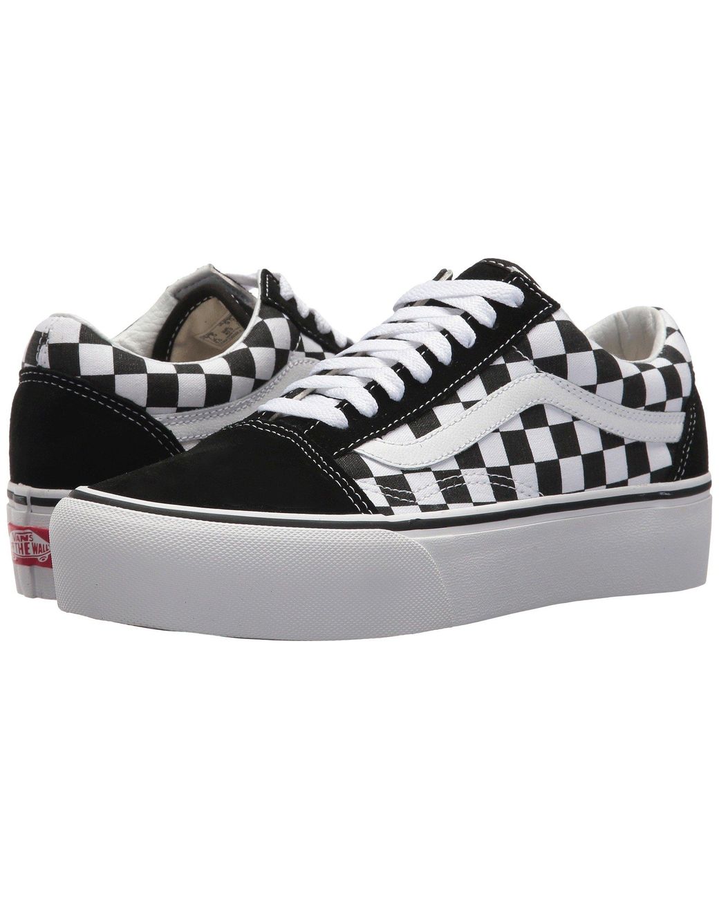 Vans Canvas Old Skool Platform in Black - Lyst