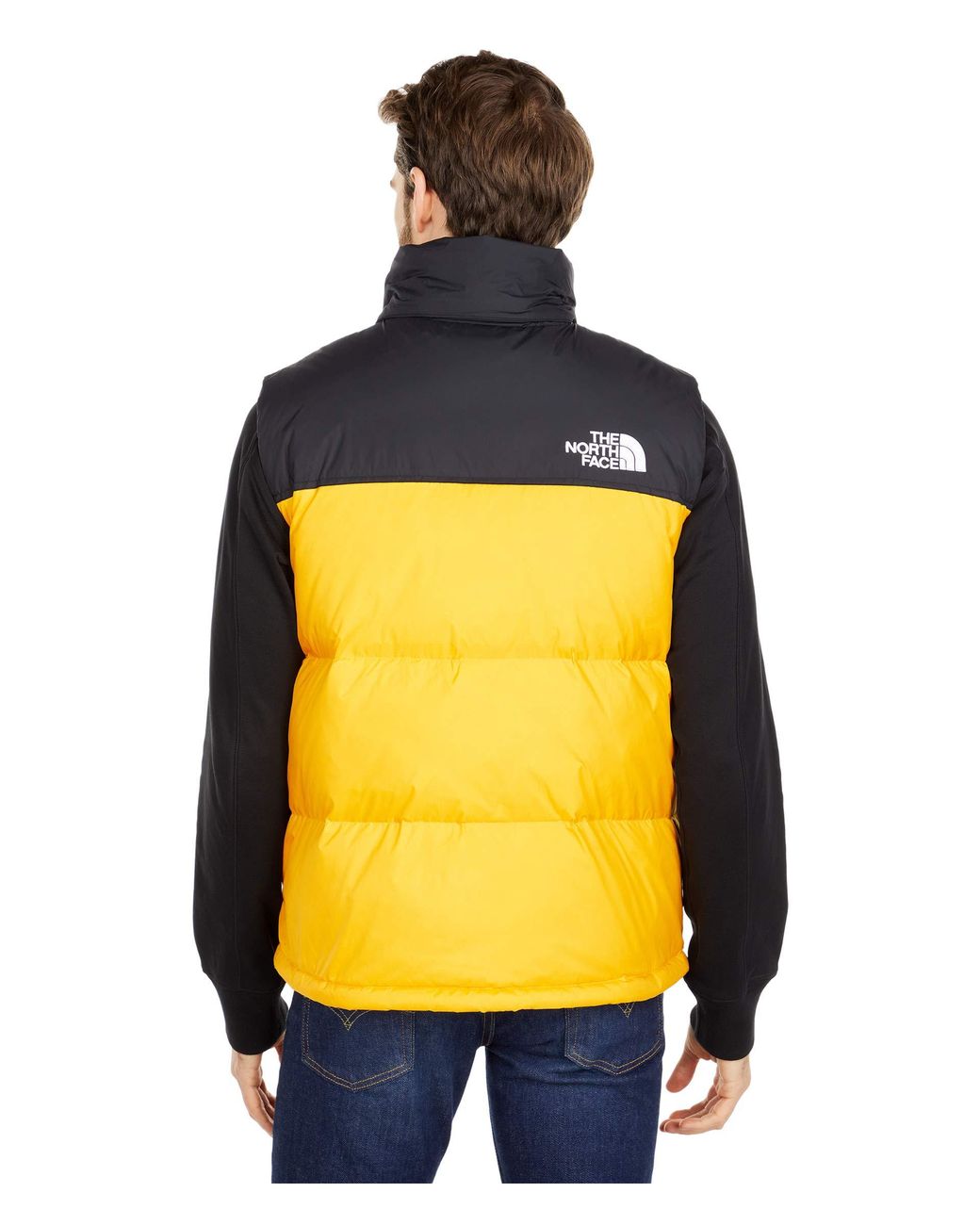 the north face nuptse yellow