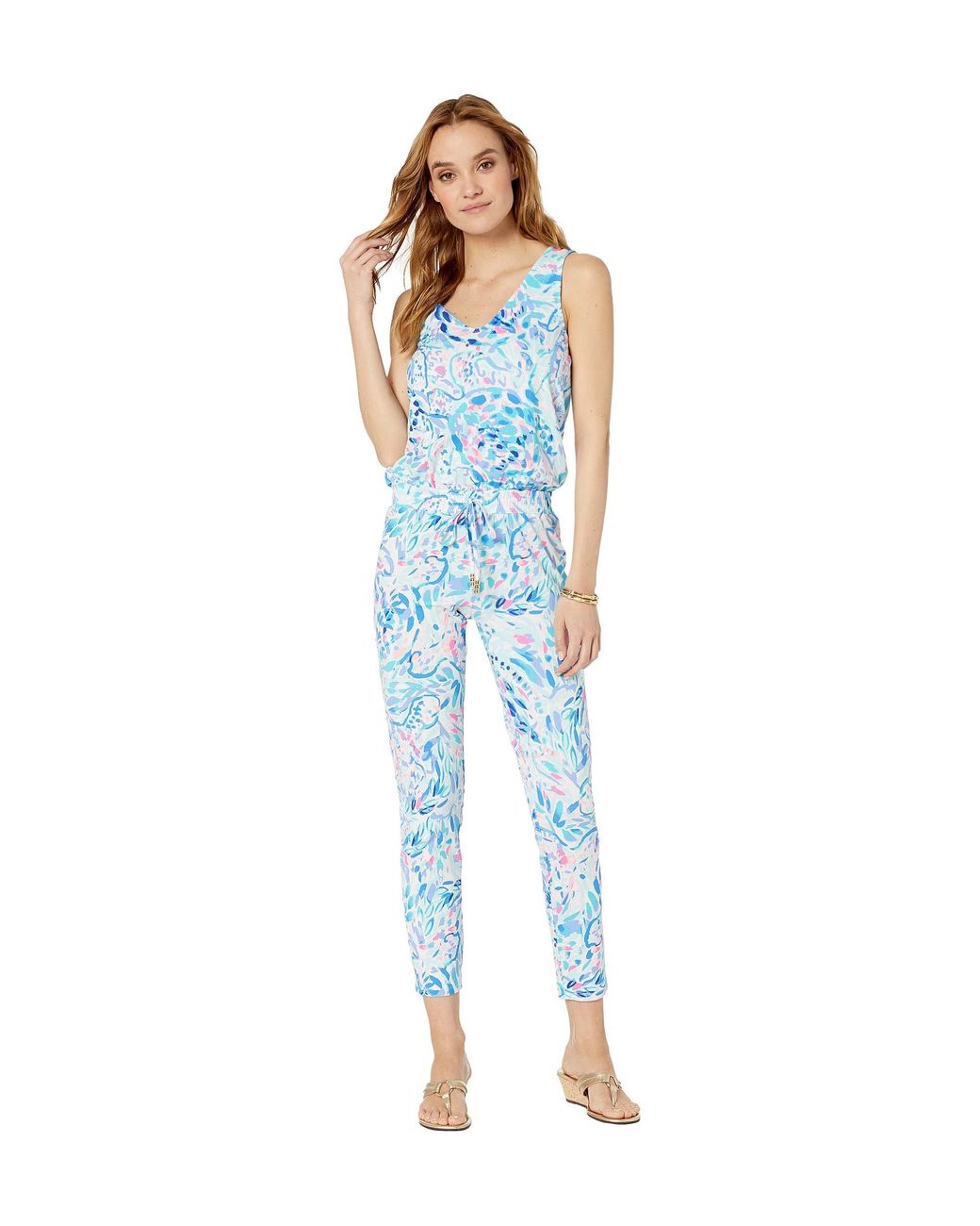 Lilly Pulitzer Lilly Pulitzer Paulina Jumpsuit in Blue Save 25 Lyst