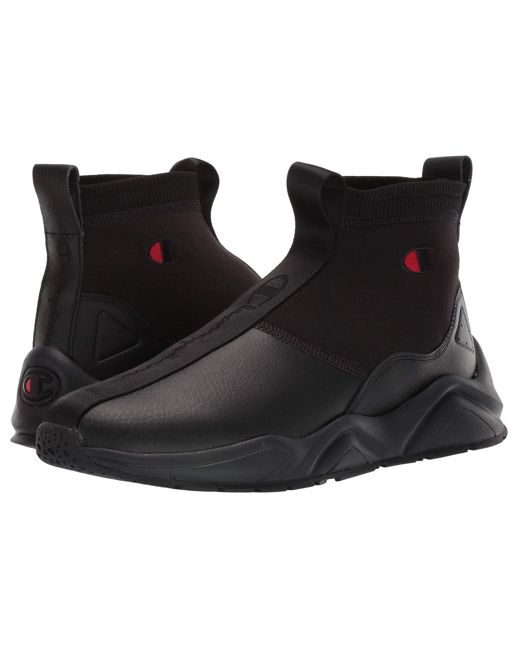 champion rally pro men's all black