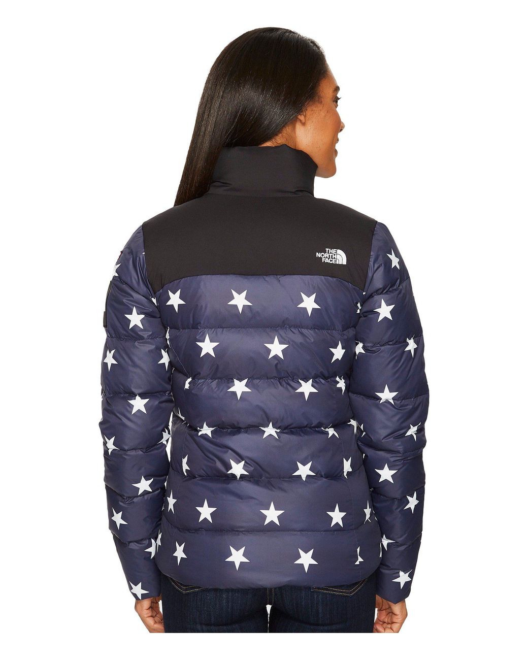 The North Face International Limited Capsule Nuptse Down Jacket In Blue Star  Print | datus.edu.gh