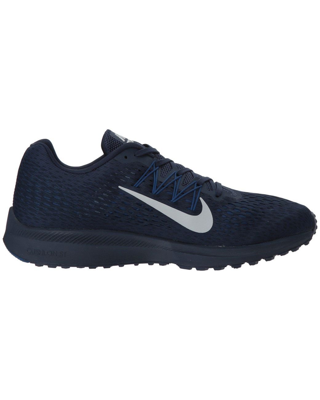 Nike Air Zoom Winflo 5 (midnight Navy/pure Platinum) Running Shoes in Blue  for Men | Lyst