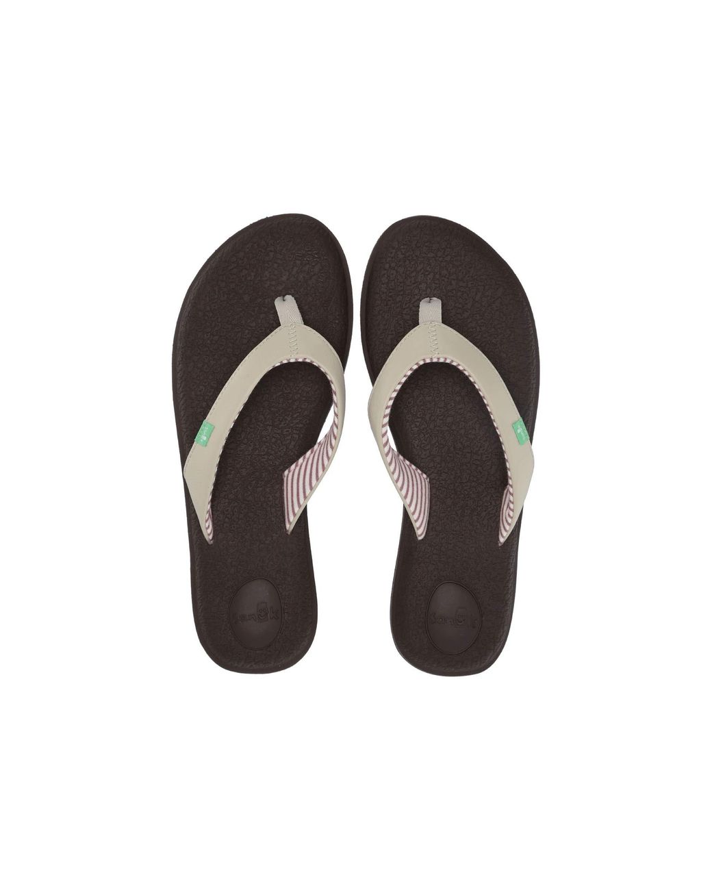 sanuk yoga chakra flip flop