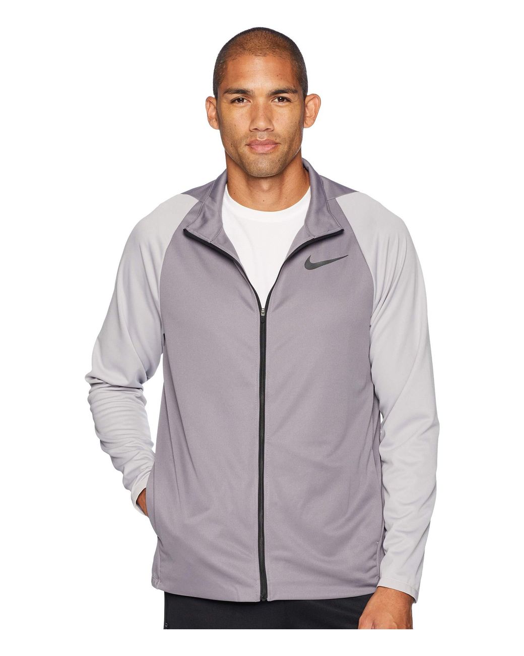 Nike Synthetic Epic Jacket Knit in Gray for Men - Save 9% - Lyst