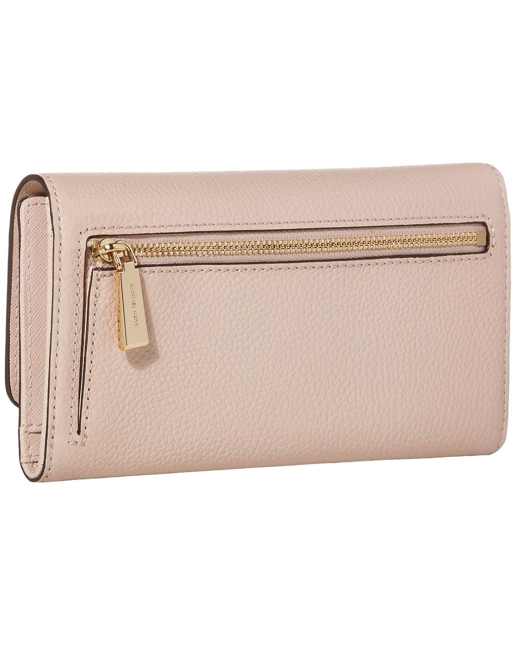 Michael Kors Pink Small Pebbled Leather Card Case