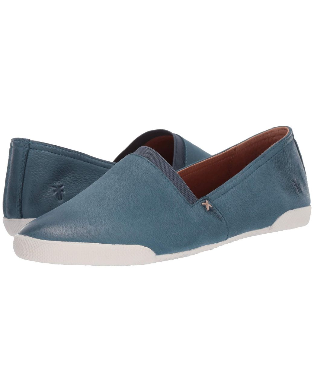 frye melanie slip on blue