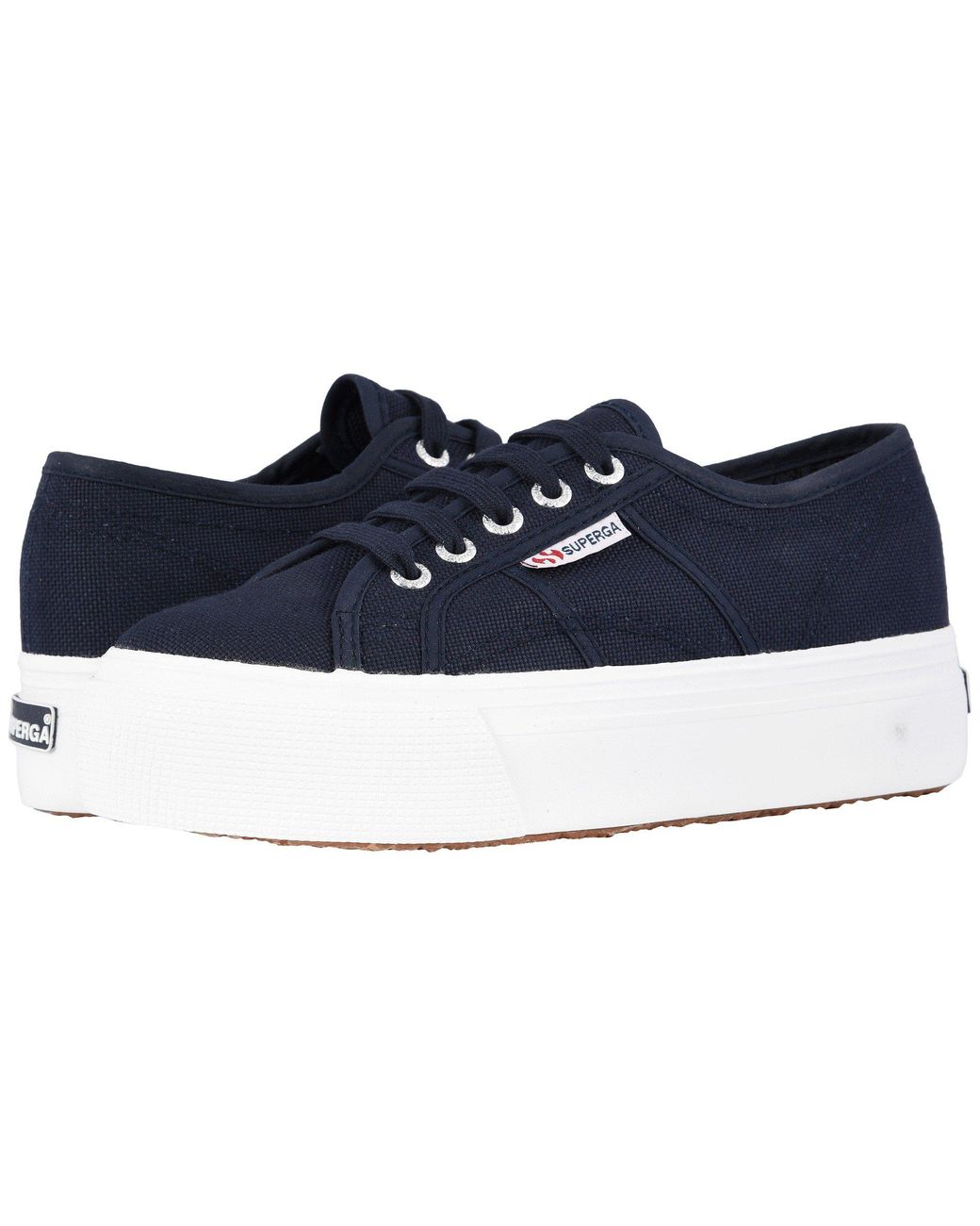 superga platform navy