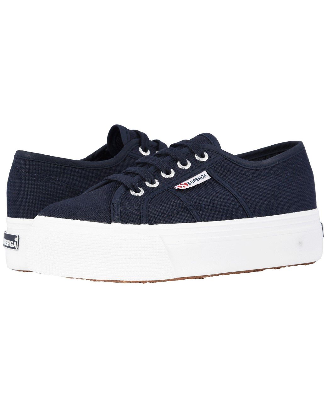 superga navy platform