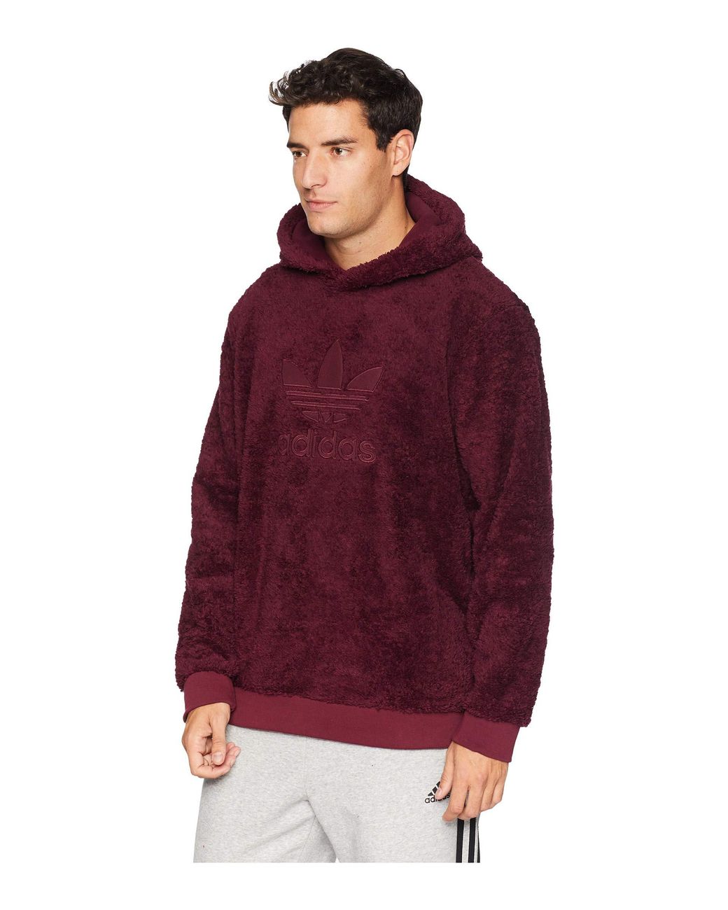 adidas Originals Winterized Pullover Hoodie (collegiate Navy) Men's  Sweatshirt in Purple for Men | Lyst