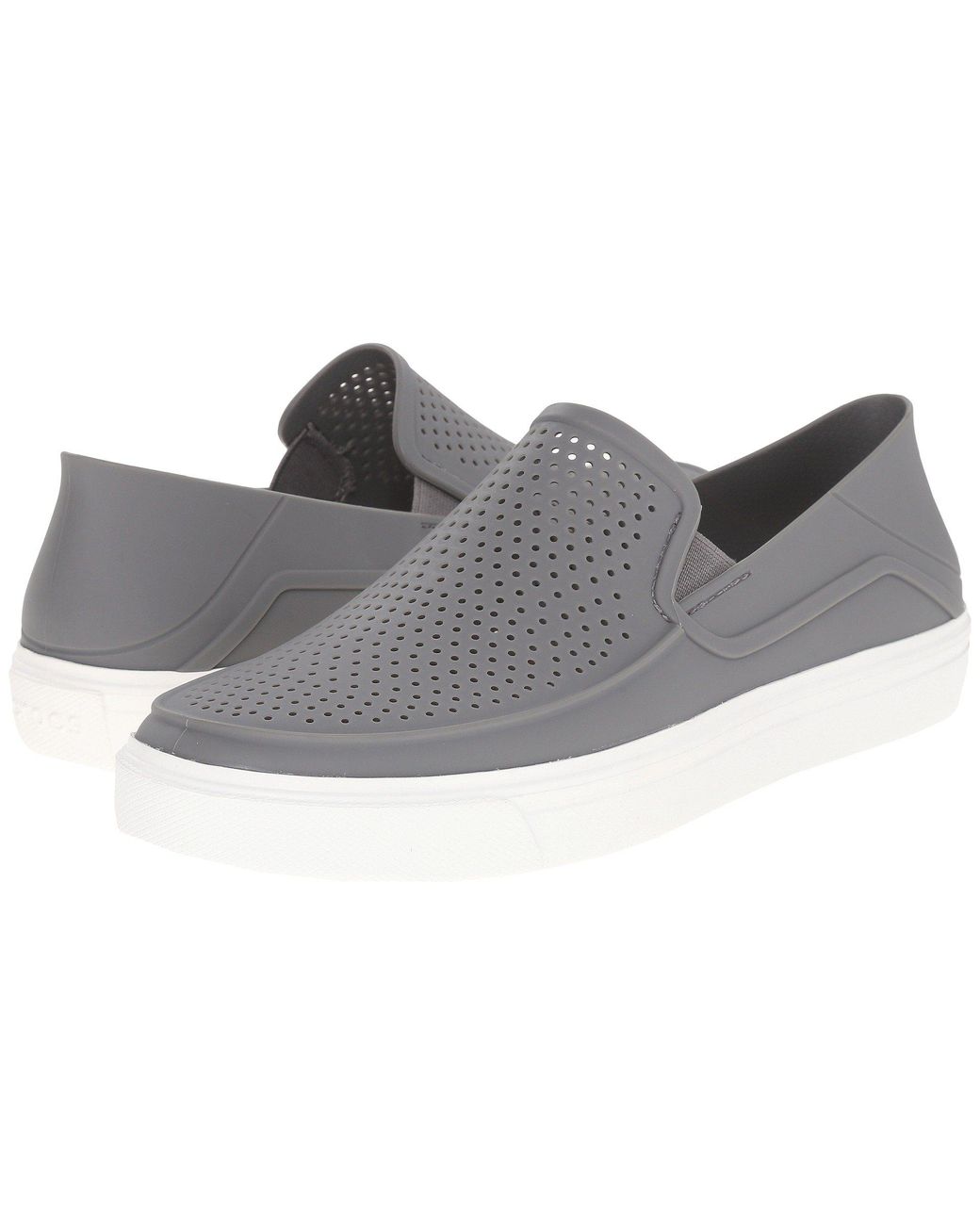 Crocs™ Citilane Roka Slip-on (smoke/white) Slip On Shoes in Gray for Men |  Lyst