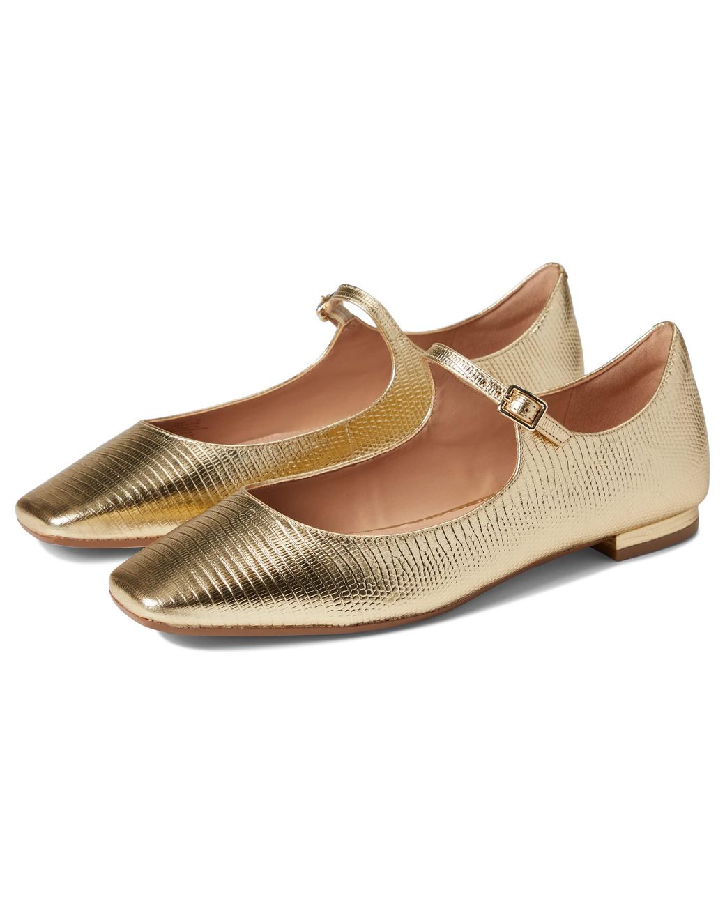 Cole Haan Bridge Mary Jane Ballet in Metallic | Lyst