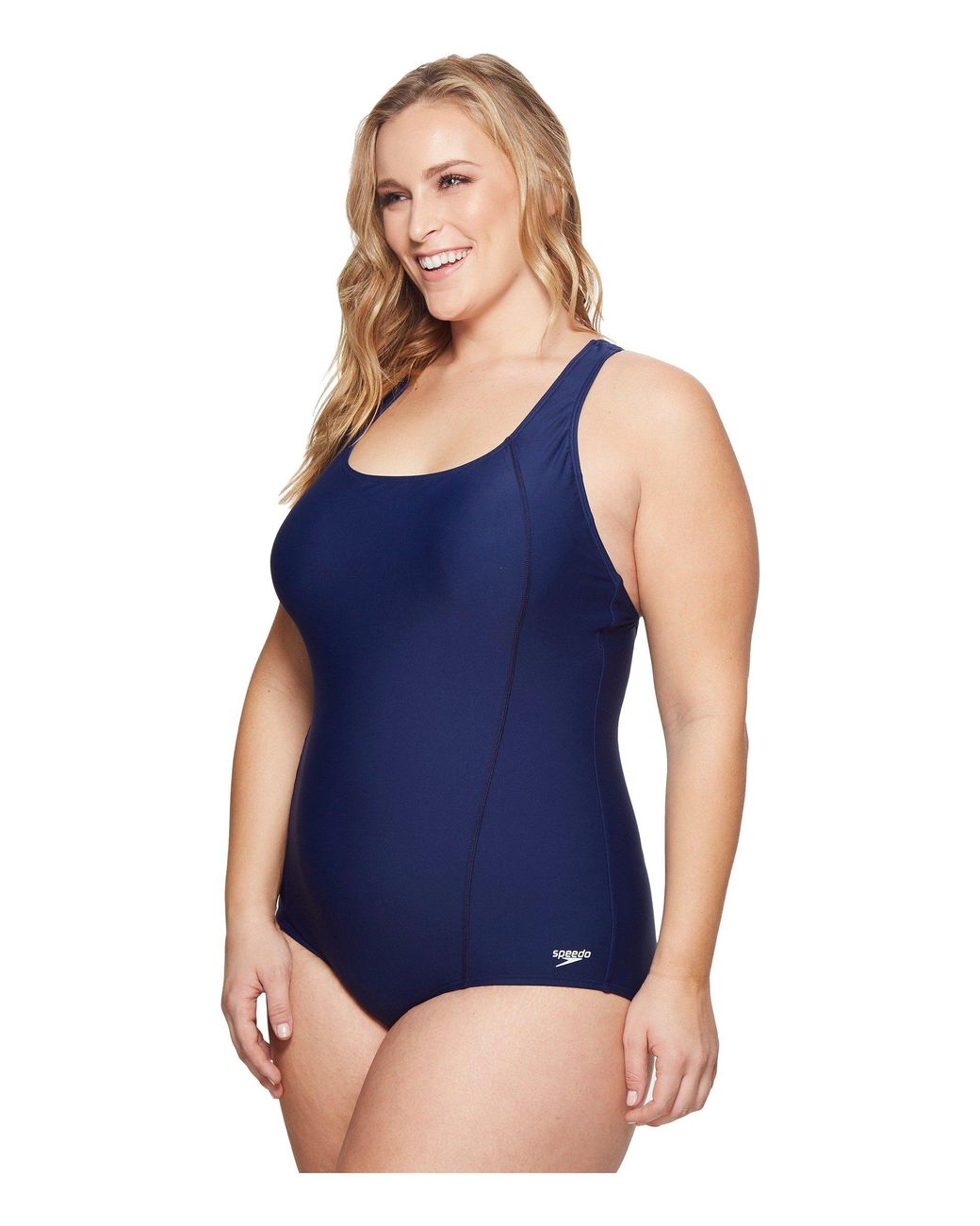 Speedo Plus Size Conservative Ultraback One Piece ( Black) Women's Swimsuits  One Piece in Blue | Lyst