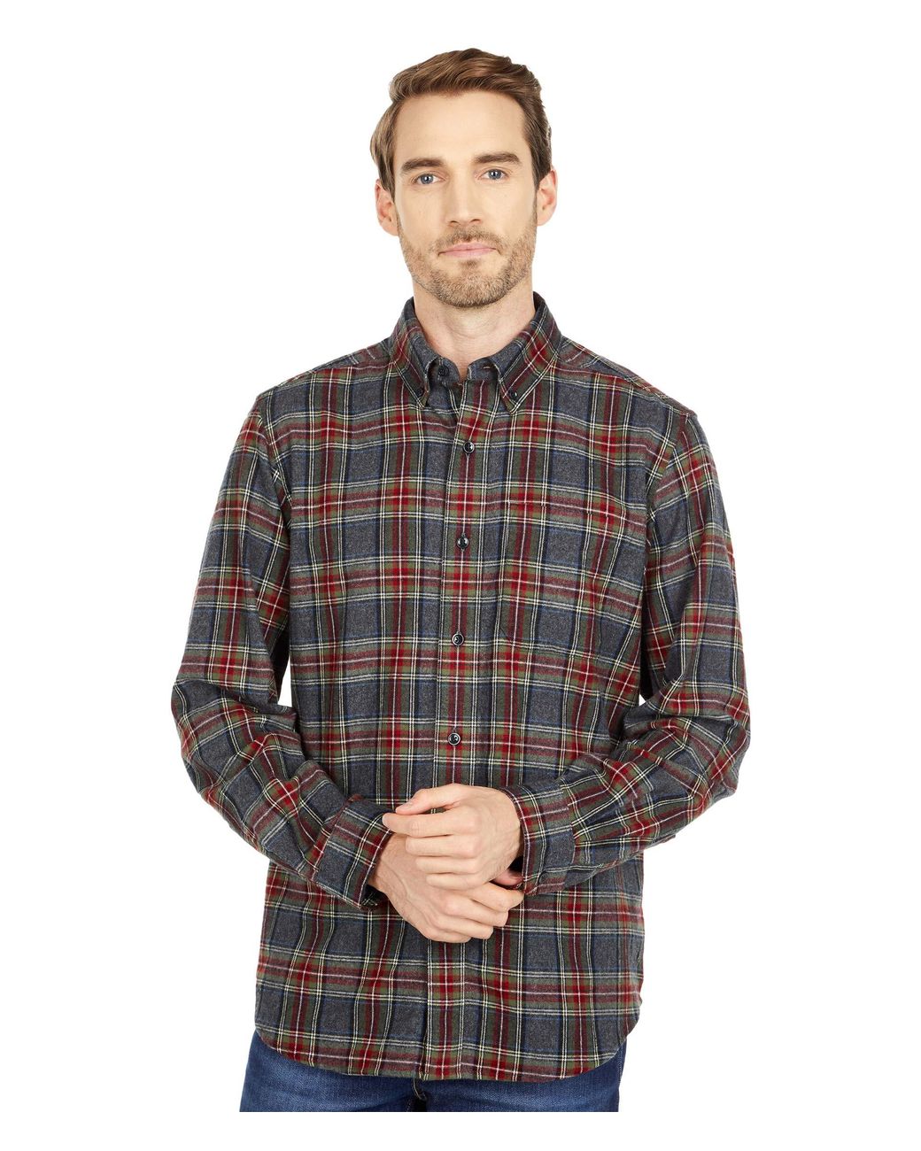 ll bean scotch plaid shirt